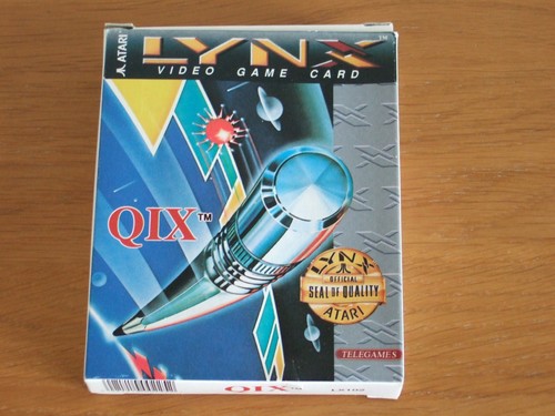 Atari lynx qix boxed complete - lynx,