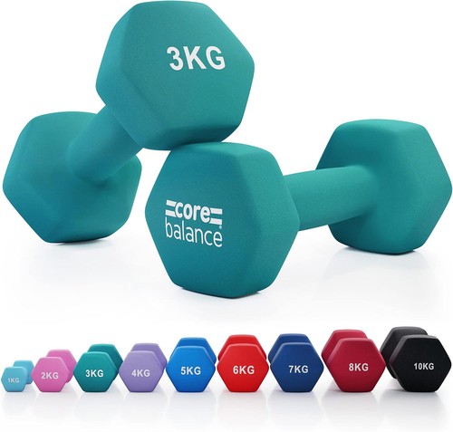 Core balance 3kg dumbbell pair - core,