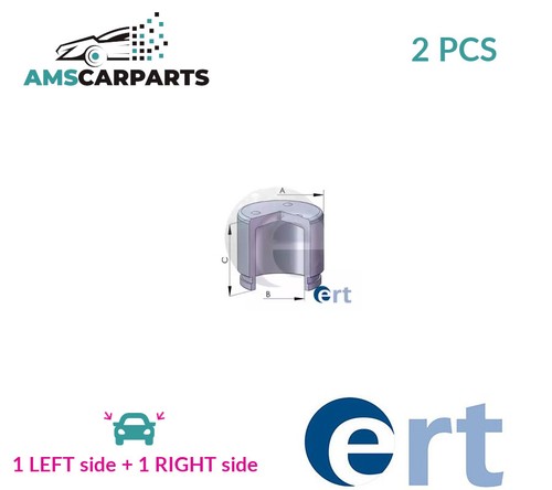 Brake caliper piston - piston, rear