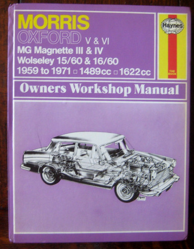 Morris oxford magnette - mg,