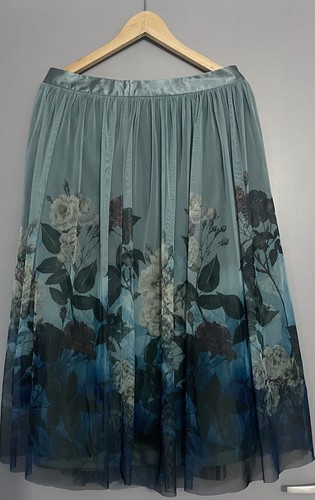 Next tulle layered floral midi - tulle,