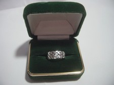 vintage solid silver -full celtic band ring-hand made-size m1/2-best quality