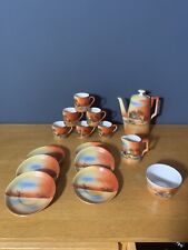 Complete Victoria China Czechoslovakia Tea Set c.1918-1939 | Desert Pyramids