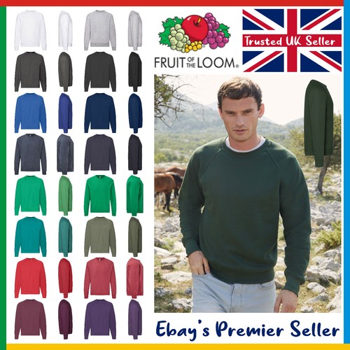 Mens plain sweatshirt fruit - plain,