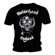 Motorhead T Shirt England Official Mens Black Tee Everything Louder Lemmy NEW