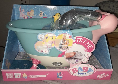 Baby born doll - baby, bath