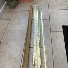 Continuous Hinge Electro Brass 20 x 1000mm Piano Hinge 9 in pack