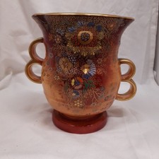 Fieldings Crown Devon Two Handled Vase