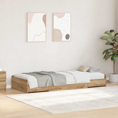 Bed frame with drawer - bed, &