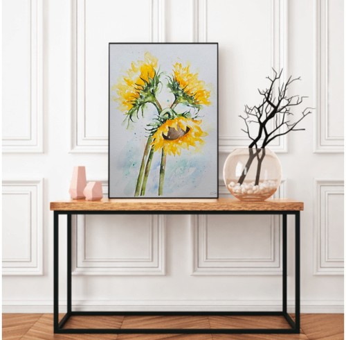 Sunflowers watercolour