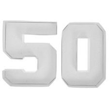 2 Pcs Number Cutouts Cardboard