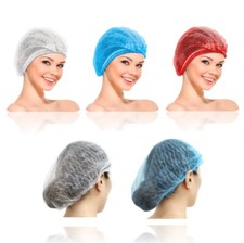 Disposable Mob Caps Hair Nets Catering Food Spray Tanning Fake Tan Salon Black