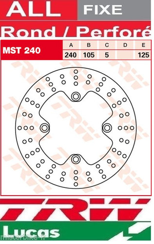 Trw lucas mst240 honda 650v - trw,
