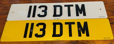 113 DTM Dateless cherished Personal registration number On Retention Certificate
