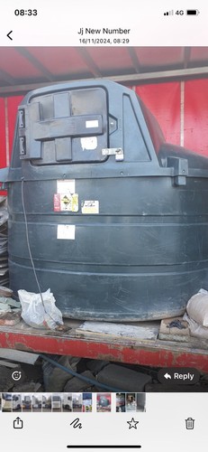 Bunded diesel tank - , with