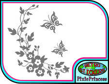 Butterfly Flower G Vinyl
