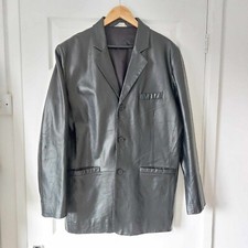 Tyler Mens Real Leather Black