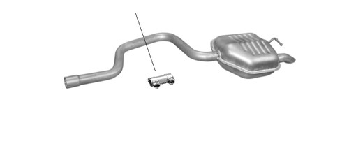 Rear muffler end - end,