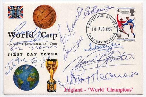1966 world cup - rembrandt, fdc