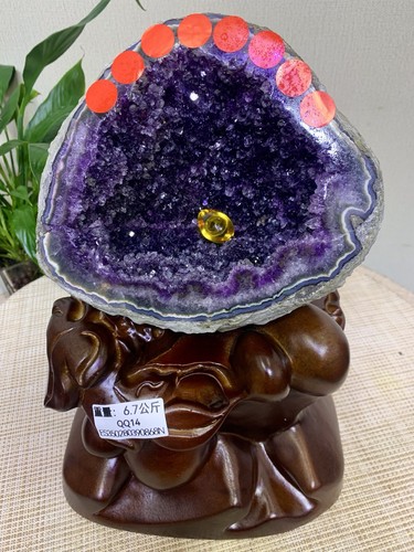 Huge amethyst treasure basin - amethyst,