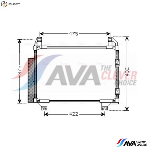 Condenser air conditioning - air,