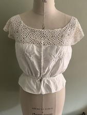 Edwardian Cotton Lace Over