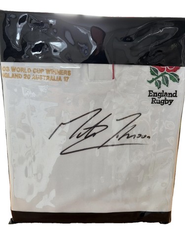 Martin johnson signed - johnson,