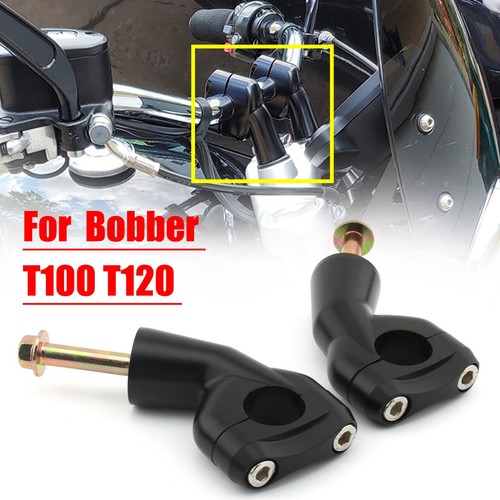 Black handlebar bar risers kit - handlebar,