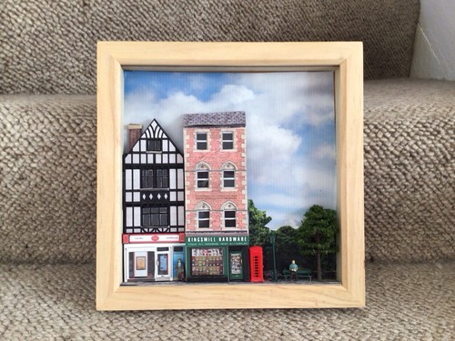 Diorama wall art scene - diorama/wall,