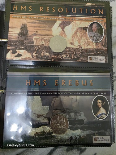 2020 2022 ships 50p pobjoy - ships,