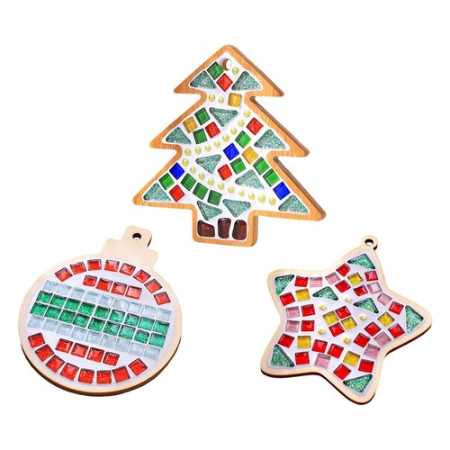 Mosaic coaster craft kit - kit, home