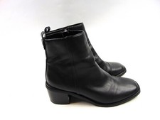 Schuh Black Block Heel Ankle Boots | Size UK 6