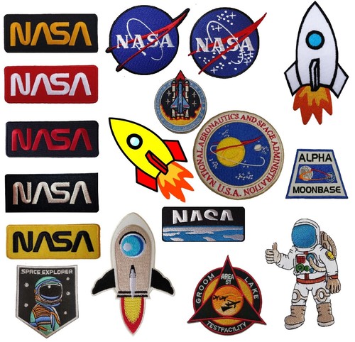 Nasa embroidered iron sew - nasa,