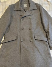Large Mens Grey Trench