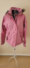 Ladies ski jacket pink size 10-12 Tog24 very good quality & condition