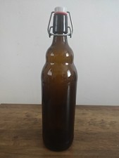 1000ml Amber Swing Top Glass