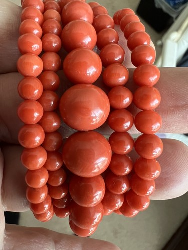 Vintage red coral graduating - vintage,