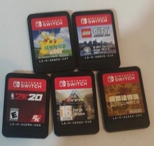 5 x Nintendo Switch Games - Pokemon Let’s Go, Zelda breath… (Nintendo Switch)