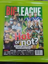 Big League Australian Rugby League Wk 13 Rugby Magazine.  June 2017. Ex Cond
