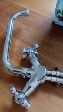 KITCHEN MIXER CROSS HEAD TAP SOLID CHROME BY PEGLER