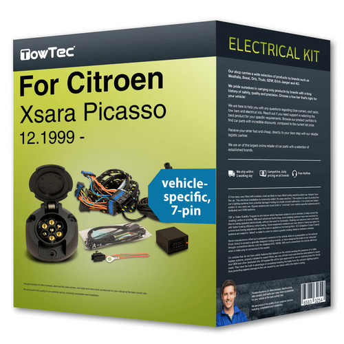 Towbar wiring kit - , 7-pin
