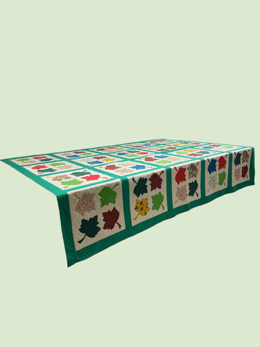 Hand quilted maple - maple, leaf