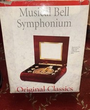 Vintage Holiday Symphonium with Turntable Scene