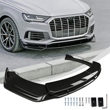 Glossy Black Front Bumper Lip