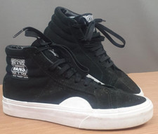 Vans California Natives Black Suede Trainers Skater Shoes UK Size 6 RARE