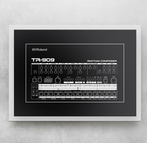 Roland 909 drum - tr-909, machine