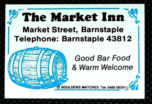 Matchbox label bouldens - matchbox,