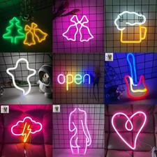 1 Piece Colourful LED Neon Light Stand Wall Bar Lamp Home Nursery Children Room