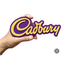 Decorative Cadbury logo Sign Display two sizes small 16cm  L 25cm