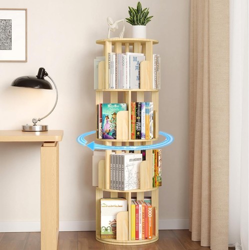 Ygyqz rotating bookshelf - rotating,